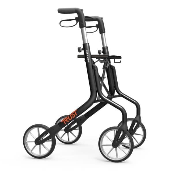Rollator Let's Move TrustCare – Déambulateur léger - Noir