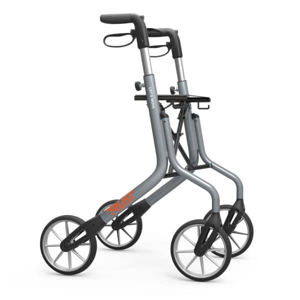 Rollator Let's Move TrustCare – Déambulateur léger - Gris
